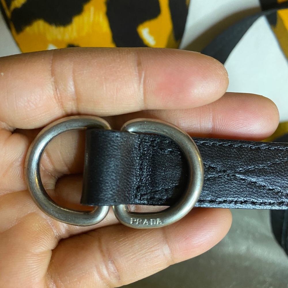 Prada belt (black & skinny)